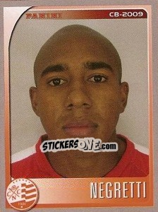 Sticker Negretti - Campeonato Brasileiro 2009 - Panini