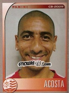 Sticker Acosta - Campeonato Brasileiro 2009 n. 205 - Panini
