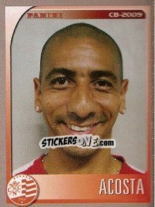 Cromo Acosta - Campeonato Brasileiro 2009 - Panini