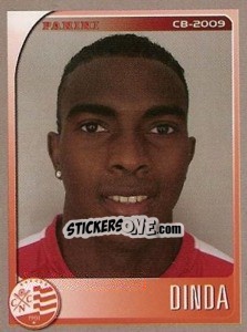 Sticker Dinda - Campeonato Brasileiro 2009 n. 213 - Panini