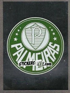 Figurina Escudo do Palmeiras - Campeonato Brasileiro 2009 - Panini
