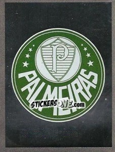 Sticker Escudo do Palmeiras - Campeonato Brasileiro 2009 n. 215 - Panini