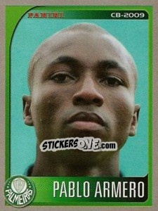 Sticker Pablo Armero - Campeonato Brasileiro 2009 - Panini