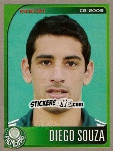 Cromo Diego Souza - Campeonato Brasileiro 2009 - Panini