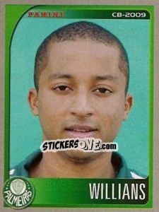 Cromo Willians - Campeonato Brasileiro 2009 - Panini