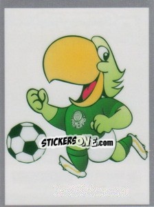 Figurina Mascote do Palmeiras - Campeonato Brasileiro 2009 - Panini