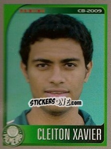 Cromo Cleiton Xavier - Campeonato Brasileiro 2009 - Panini