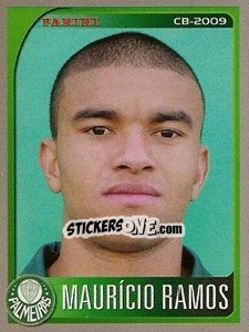 Cromo Mauricio Ramos - Campeonato Brasileiro 2009 - Panini