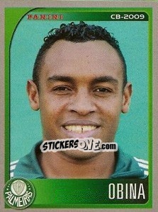 Sticker Obina - Campeonato Brasileiro 2009 - Panini