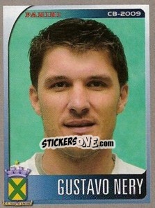 Sticker Gustavo Nery - Campeonato Brasileiro 2009 - Panini