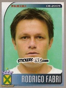 Sticker Rodrigo Fabri - Campeonato Brasileiro 2009 - Panini