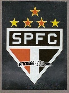 Sticker Escudo do São Paulo - Campeonato Brasileiro 2009 - Panini