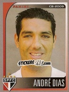 Sticker André Dias - Campeonato Brasileiro 2009 - Panini