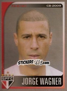 Sticker Jorge Wagner - Campeonato Brasileiro 2009 n. 261 - Panini