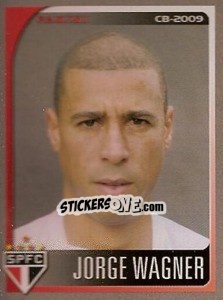 Figurina Jorge Wagner - Campeonato Brasileiro 2009 - Panini