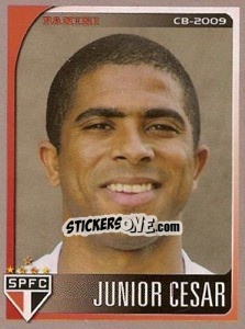 Cromo Junior César - Campeonato Brasileiro 2009 - Panini