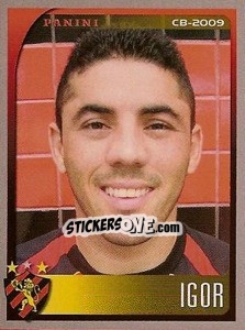 Sticker Igor - Campeonato Brasileiro 2009 n. 272 - Panini