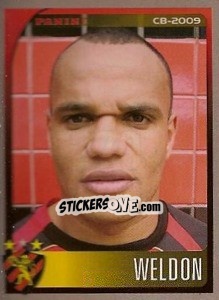 Sticker Weldon - Campeonato Brasileiro 2009 - Panini