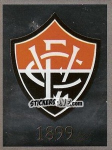 Sticker Escudo Do Vitória - Campeonato Brasileiro 2009 n. 287 - Panini