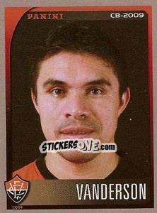 Cromo Vanderson - Campeonato Brasileiro 2009 n. 293 - Panini