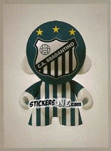 Sticker Camisa do Bragantino - Campeonato Brasileiro 2009 - Panini