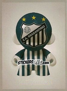 Sticker Camisa do Bragantino - Campeonato Brasileiro 2009 n. 309 - Panini