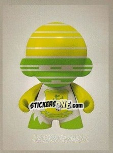 Sticker Camisa do Brasiliense - Campeonato Brasileiro 2009 n. 310 - Panini