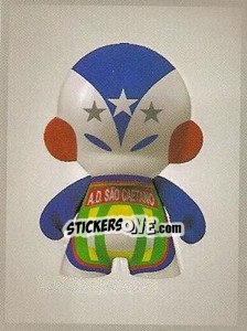 Sticker Camisa do São Caetano - Campeonato Brasileiro 2009 n. 322 - Panini