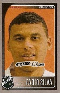 Sticker Fábio Silva - Campeonato Brasileiro 2009 - Panini