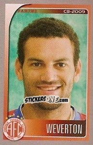 Figurina Wéverton - Campeonato Brasileiro 2009 - Panini