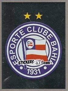 Sticker Escudo do Bahia - Campeonato Brasileiro 2009 n. 367 - Panini