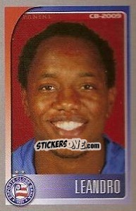 Sticker Leandro - Campeonato Brasileiro 2009 n. 374 - Panini