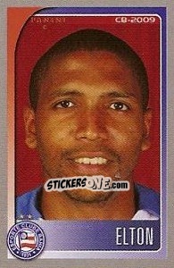 Sticker Élton - Campeonato Brasileiro 2009 n. 376 - Panini