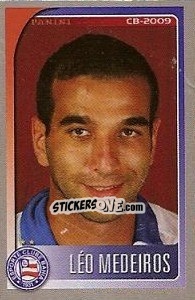 Figurina Léo Medeiros - Campeonato Brasileiro 2009 - Panini