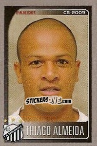 Cromo Thiago Almeida - Campeonato Brasileiro 2009 n. 387 - Panini