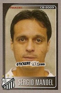 Sticker Sérgio Manoel - Campeonato Brasileiro 2009 - Panini