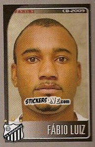 Figurina Fábio Luis - Campeonato Brasileiro 2009 n. 394 - Panini