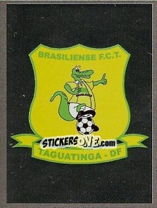 Cromo Escudo do Brasiliense - Campeonato Brasileiro 2009 - Panini
