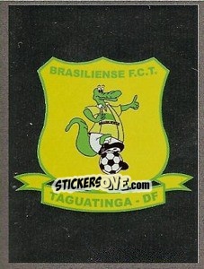 Sticker Escudo do Brasiliense - Campeonato Brasileiro 2009 n. 395 - Panini