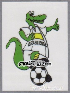 Sticker Mascote do Brasiliense - Campeonato Brasileiro 2009 - Panini