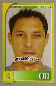 Figurina Guto - Campeonato Brasileiro 2009 - Panini