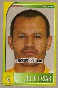 Figurina Julio César - Campeonato Brasileiro 2009 - Panini