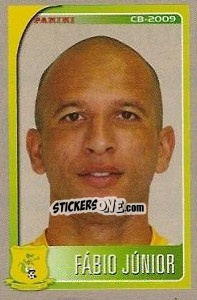 Cromo Fábio Junior - Campeonato Brasileiro 2009 - Panini