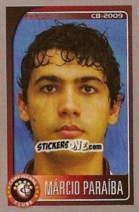 Sticker Márcio Paraíba - Campeonato Brasileiro 2009 - Panini