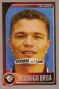 Cromo Rodrigo Broa - Campeonato Brasileiro 2009 - Panini