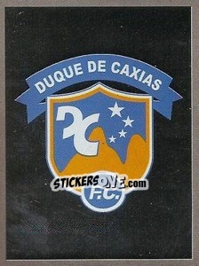 Figurina Escudo do Duque de Caxias - Campeonato Brasileiro 2009 - Panini