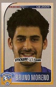 Sticker Bruno Moreno - Campeonato Brasileiro 2009 - Panini