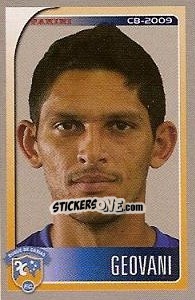 Sticker Geovani - Campeonato Brasileiro 2009 - Panini