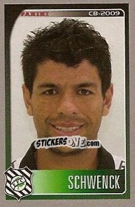 Sticker Schwenck - Campeonato Brasileiro 2009 - Panini