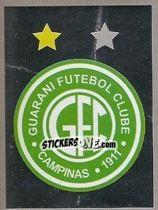 Sticker Escudo do Guarani - Campeonato Brasileiro 2009 n. 479 - Panini